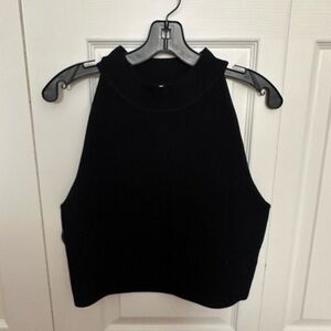 Black Sleeveless Women's Top